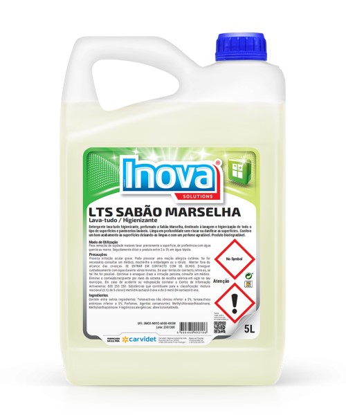  LTS SABÃO MARSELHA - Lava-tudo Higienizante