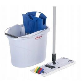 Kit UltraSpeed Mini Balde c/ espremedor + cabo telescópico + suporte e mopa