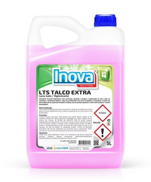 Det. Lava-tudo Higienizante Extra Perfurmado - LTS EXTRA TALCO