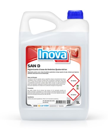 San D Desinfetante de Superficies (Produto notificado na Direção Geral de Saúde ) - 5lt 