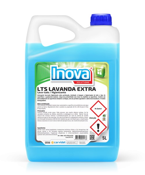 Det. Lava-tudo Higienizante Extra Perfurmado - LTS EXTRA LAVANDA