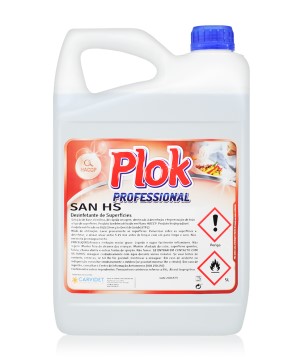 SAN HS Desinfetante de Superficies base alcoolica (Produto notificado na Direção Geral de Saúde)- 5lt 